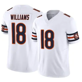 Chicago Bears Youth Caleb Williams Limited Vapor F.U.S.E. Jersey - White