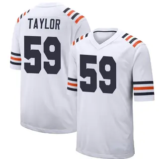 Chicago Bears Youth Carson Taylor Game Alternate Classic Jersey - White