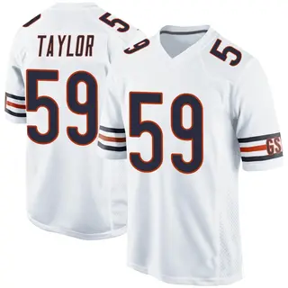 Chicago Bears Youth Carson Taylor Game Jersey - White