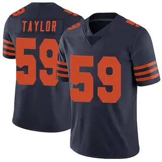 Chicago Bears Youth Carson Taylor Limited Alternate Vapor Untouchable Jersey - Navy Blue
