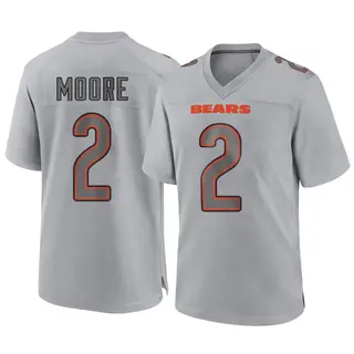 Chicago Bears Youth DJ Moore Game Atmosphere Fashion Jersey - Gray