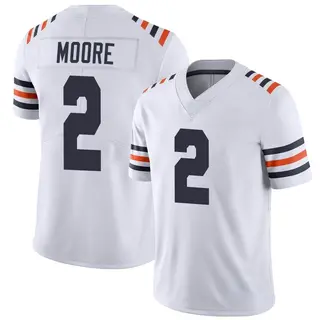 Chicago Bears Youth DJ Moore Limited Alternate Classic Vapor Jersey - White