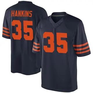 Chicago Bears Youth Deion Hankins Game Alternate Jersey - Navy Blue