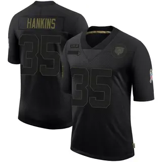 Chicago Bears Youth Deion Hankins Limited 2020 Salute To Service Jersey - Black