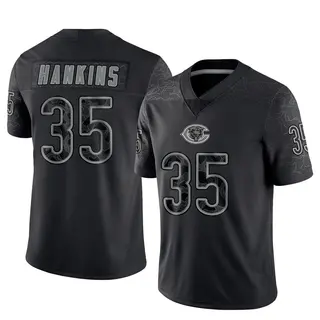 Chicago Bears Youth Deion Hankins Limited Reflective Jersey - Black