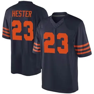 Chicago Bears Youth Devin Hester Game Alternate Jersey - Navy Blue