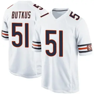 Chicago Bears Youth Dick Butkus Game Jersey - White