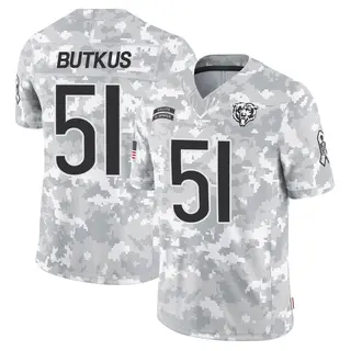 Chicago Bears Youth Dick Butkus Limited 2024 Salute to Service Jersey - Arctic Camo
