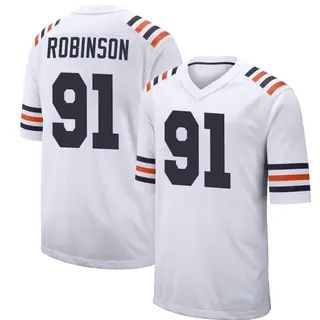 Chicago Bears Youth Dominique Robinson Game Alternate Classic Jersey - White