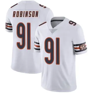 Chicago Bears Youth Dominique Robinson Limited Vapor Untouchable Jersey - White