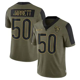 Chicago Bears Youth Grady Jarrett Limited 2021 Salute To Service Jersey - Olive