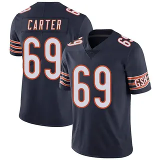 Chicago Bears Youth Ja'Tyre Carter Limited Team Color Vapor Untouchable Jersey - Navy