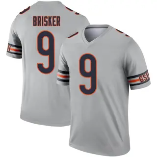 Chicago Bears Youth Jaquan Brisker Legend Inverted Silver Jersey