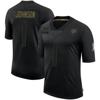 Chicago Bears Youth Jaylon Johnson Limited 2020 Salute To Service Jersey - Black