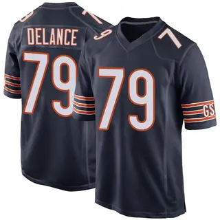 Chicago Bears Youth Jean Delance Game Team Color Jersey - Navy