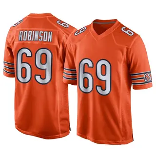 Chicago Bears Youth Jereme Robinson Game Alternate Jersey - Orange