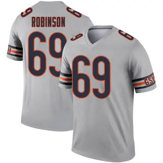 Chicago Bears Youth Jereme Robinson Legend Inverted Silver Jersey
