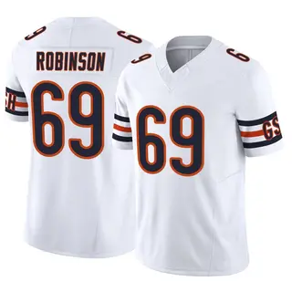 Chicago Bears Youth Jereme Robinson Limited Vapor F.U.S.E. Jersey - White