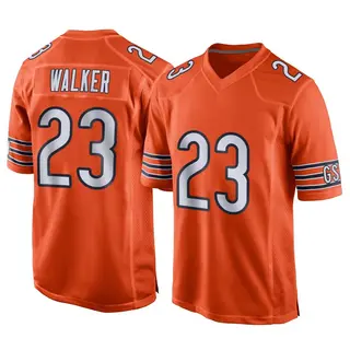 Chicago Bears Youth Jeremiah Walker Game Alternate Jersey - Orange