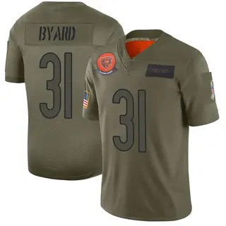 Chicago Bears Youth Kevin Byard III Limited 2019 Salute to Service Jersey - Camo