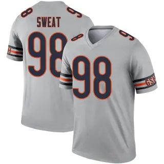 Chicago Bears Youth Montez Sweat Legend Inverted Silver Jersey