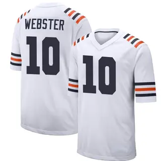 Chicago Bears Youth Nsimba Webster Game Alternate Classic Jersey - White