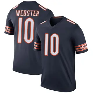 Chicago Bears Youth Nsimba Webster Legend Color Rush Jersey - Navy