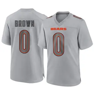 Chicago Bears Youth Reggie Brown Game Atmosphere Fashion Jersey - Gray