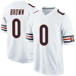 Chicago Bears Youth Reggie Brown Game Jersey - White