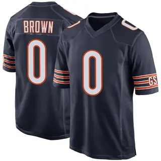 Chicago Bears Youth Reggie Brown Game Team Color Jersey - Navy