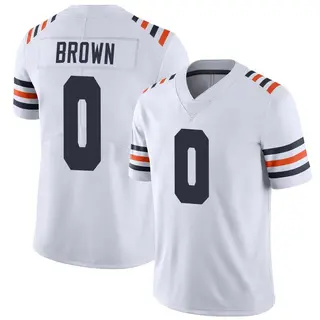 Chicago Bears Youth Reggie Brown Limited Alternate Classic Vapor Jersey - White