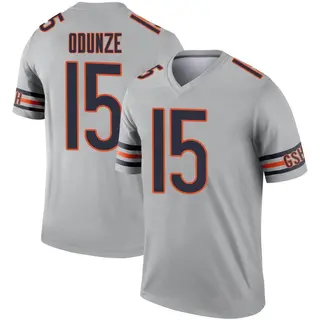 Chicago Bears Youth Rome Odunze Legend Inverted Silver Jersey