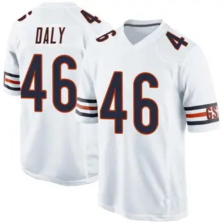 Chicago Bears Youth Scott Daly Game Jersey - White