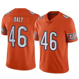Chicago Bears Youth Scott Daly Limited Alternate Vapor Jersey - Orange