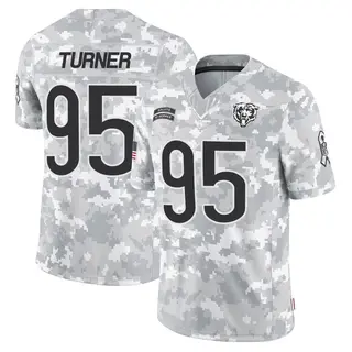 Chicago Bears Youth Shemar Turner Limited 2024 Salute to Service Jersey - Arctic Camo