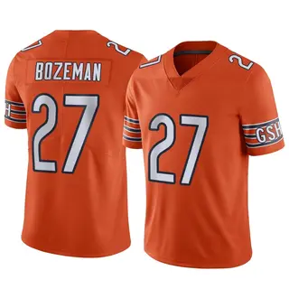 Chicago Bears Youth Swayze Bozeman Limited Alternate Vapor Jersey - Orange