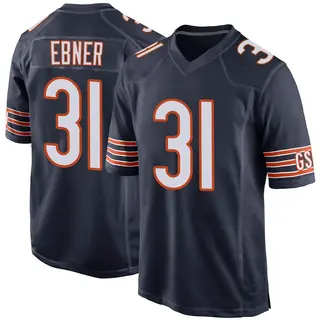 Chicago Bears Youth Trestan Ebner Game Team Color Jersey - Navy