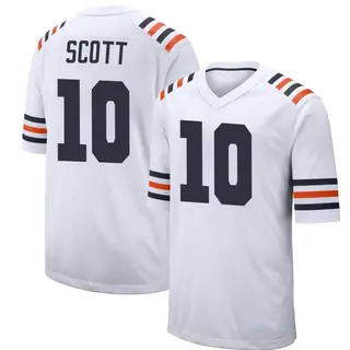 Chicago Bears Youth Tyler Scott Game Alternate Classic Jersey - White