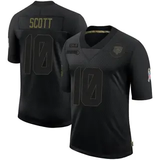 Chicago Bears Youth Tyler Scott Limited 2020 Salute To Service Jersey - Black
