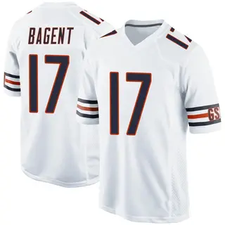 Chicago Bears Youth Tyson Bagent Game Jersey - White