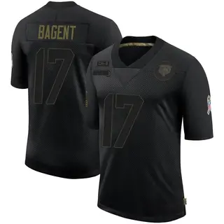 Chicago Bears Youth Tyson Bagent Limited 2020 Salute To Service Jersey - Black