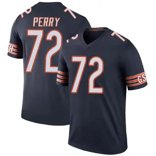 Chicago Bears Youth William Perry Legend Color Rush Jersey - Navy