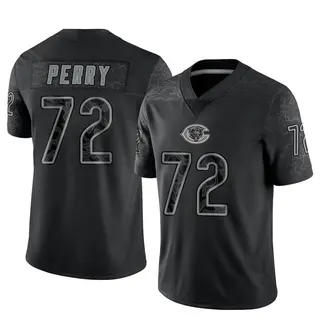 Chicago Bears Youth William Perry Limited Reflective Jersey - Black