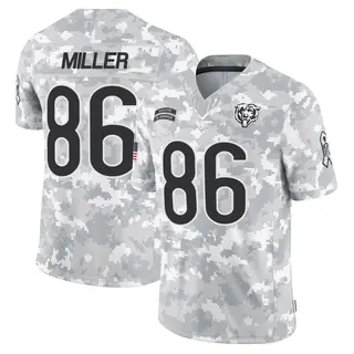 Chicago Bears Youth Zach Miller Limited 2024 Salute to Service Jersey - Arctic Camo