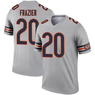 Chicago Bears Youth Zah Frazier Legend Inverted Silver Jersey